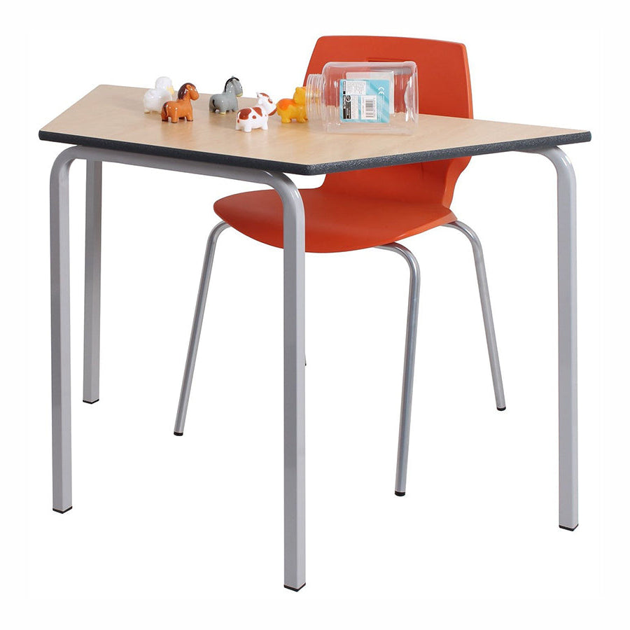 Morleys Crush Bent Classroom Table 1200X600 Trapezoidal Spray PU Edge