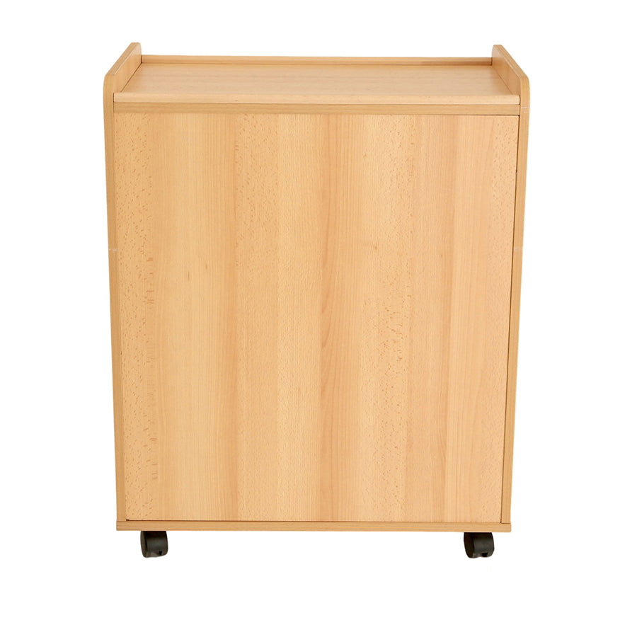 4 Shallow/3 Deep Storage Unit With Willow Baskets