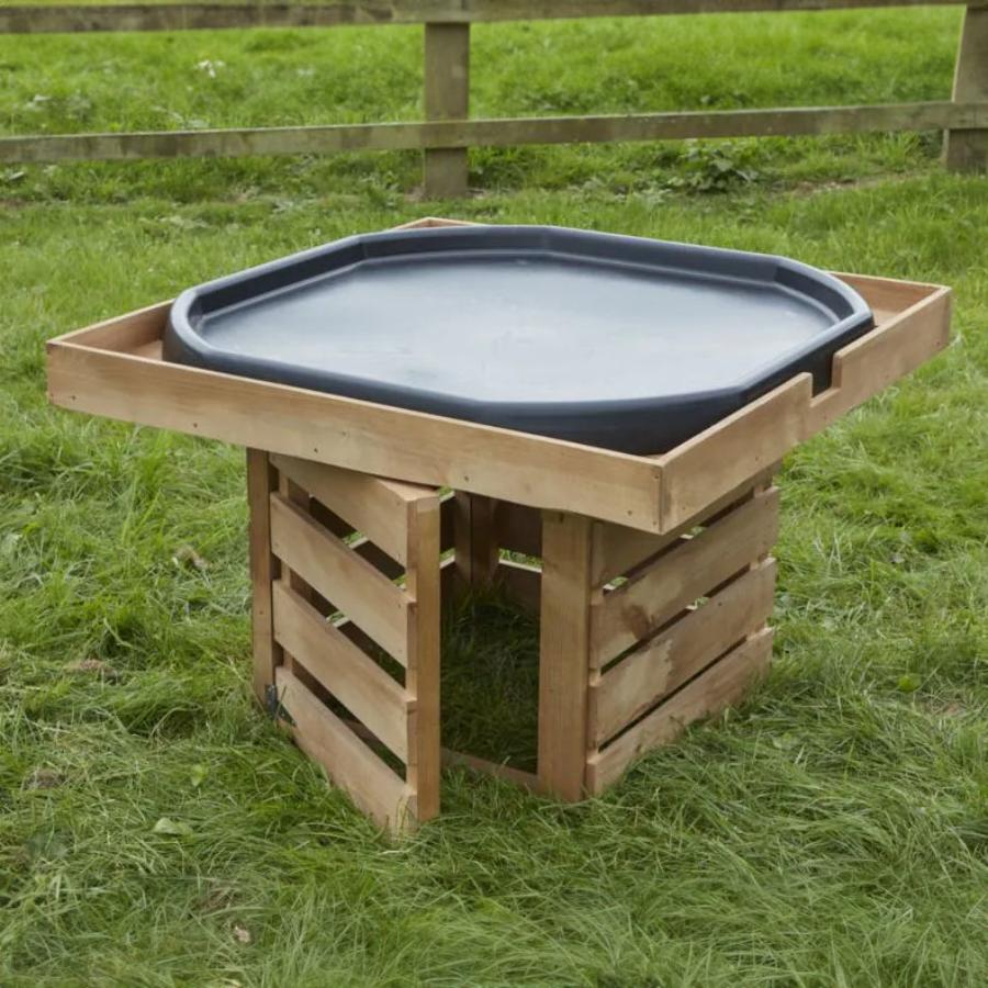 Tuff Spot Tray Self Select Storage Wooden Stand - (H)65cm