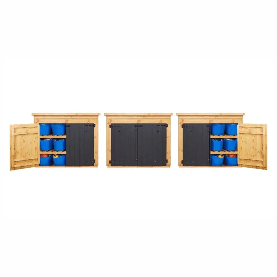 Big & Bountiful Outdoor Storage Shed - 24 Tub Store