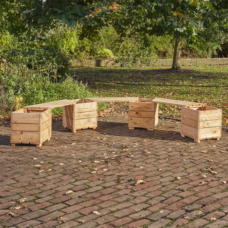 Switch Seat Angled Planter Seats - Seats up to 6 children