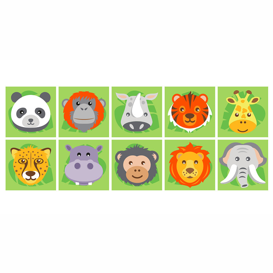 Zoo Conservation Mini Carpets (pack of 30)