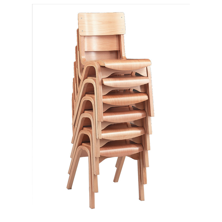 Beech Shaped Tables Horseshoe & 5 Heritage Beech Chairs