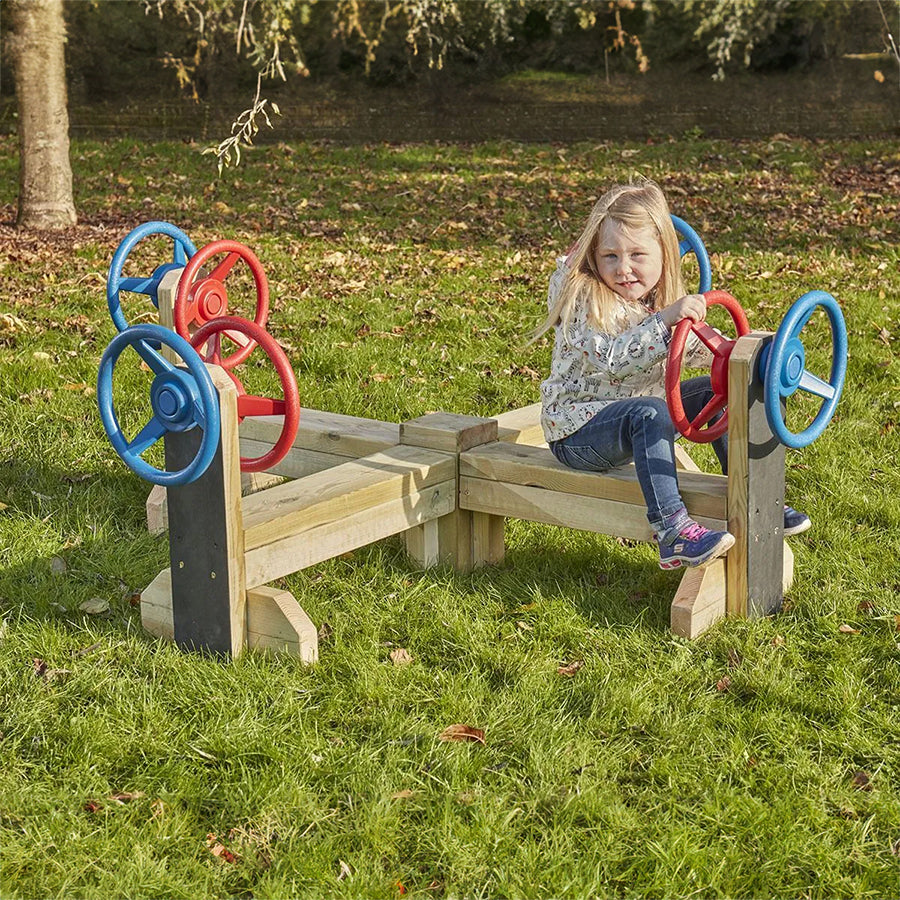 Cosy Driving ‘X’-travaganza Bench - 8 Steering Wheels 35619-1