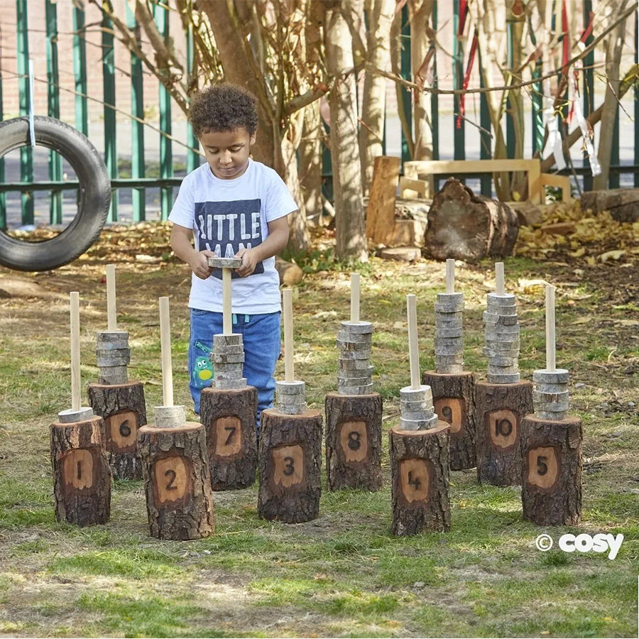 Cosy Giant Playground Counting Tree Rings - Set of 10 36653-1