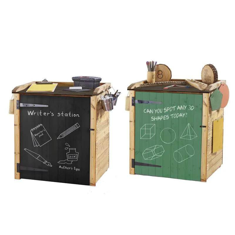 Cosy Shedlets - Writing and Maths Shedlet Duo - Set of 2 34361-1