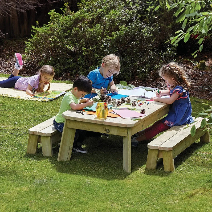 Rectangular Table & Bench Set (2 sizes)