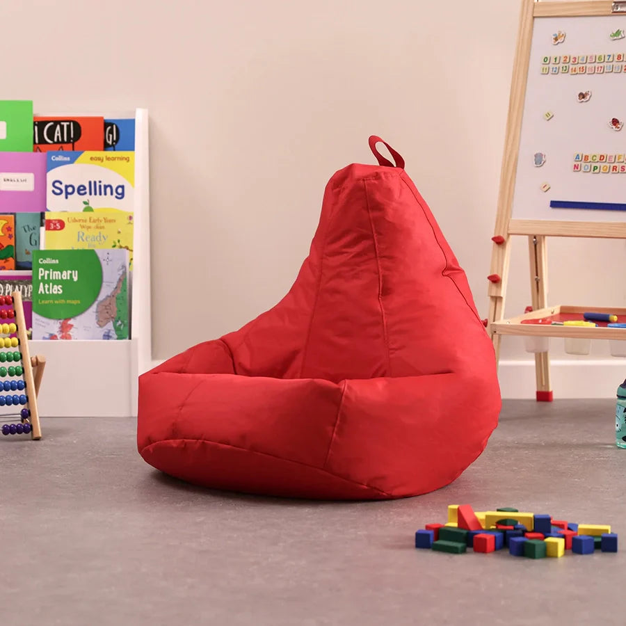 Eden Learning Kids Recliner Bean Bag ED1KHBOD008 MB31471-RED