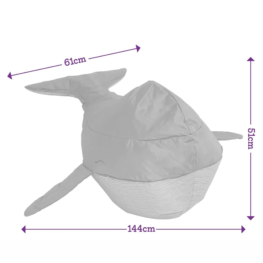 Eden Learning Winston Whale Bean Bag ED1ZOOWHALEOD 87863 7