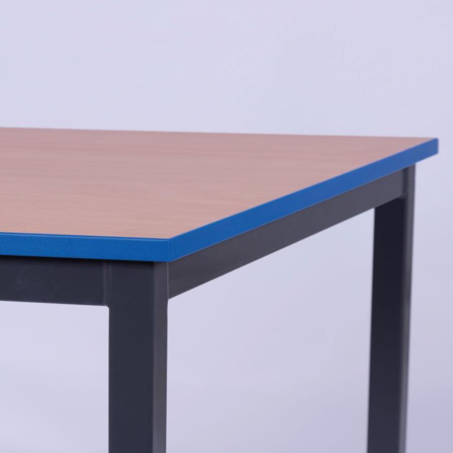 Morleys Fully Welded Height Adjustable Classroom Table 1200x600 Rectangle ABS Edge