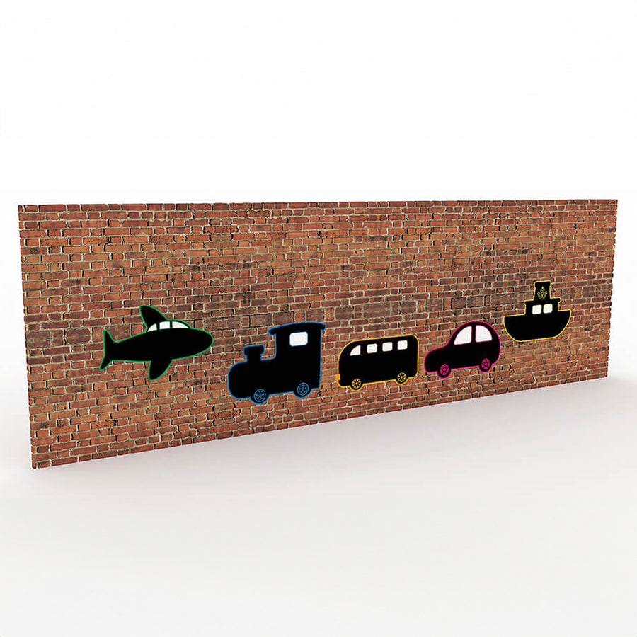 Transport Chalkboards (5Pk)