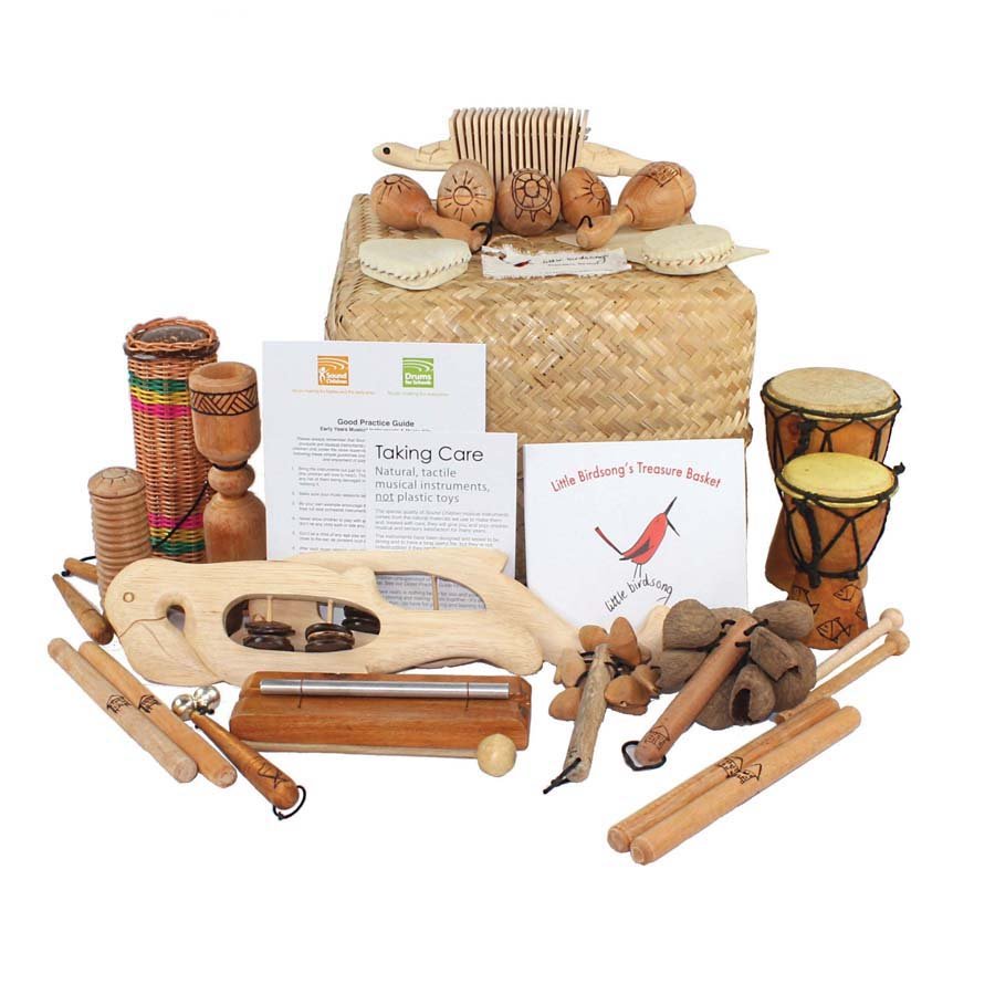 Little Birdsong Treasure Basket 22 Instruments