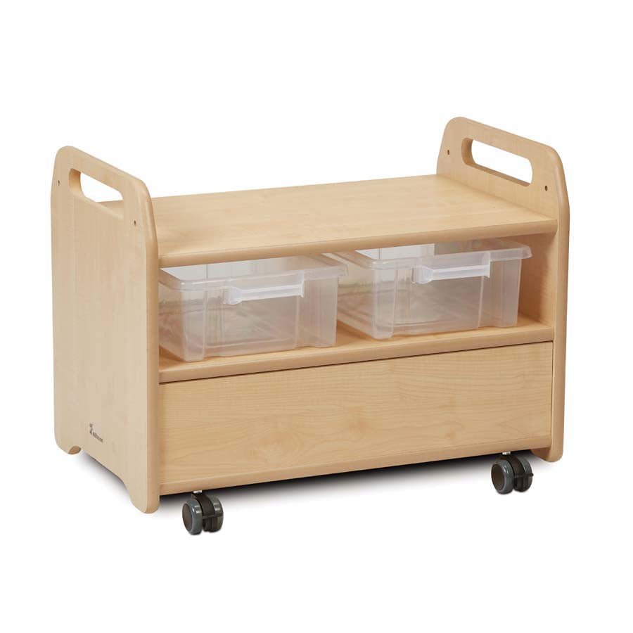 Tall Easel Stand/Storage Trolley 2 Station