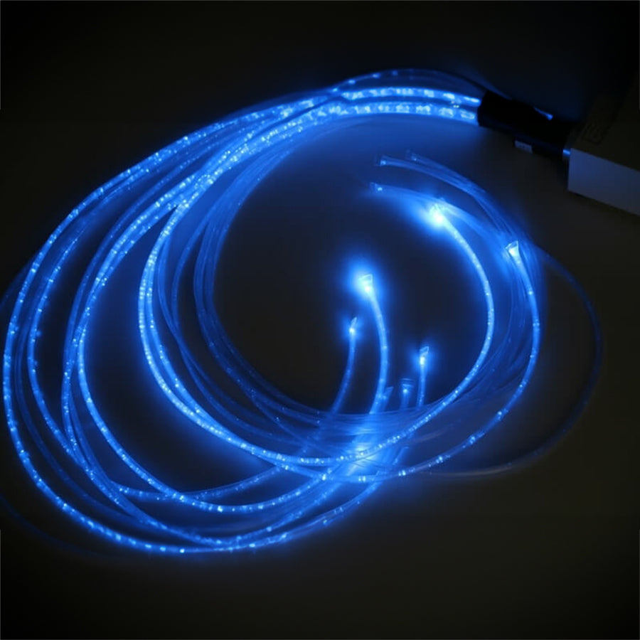 Mains Passive Sensory Light Source With 12 x 1000mm Jumbo Clear Strands