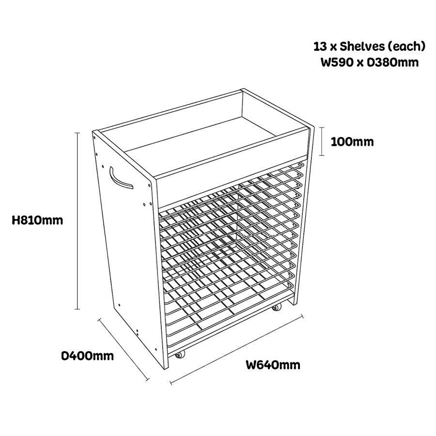 Art & Craft Display Shelf