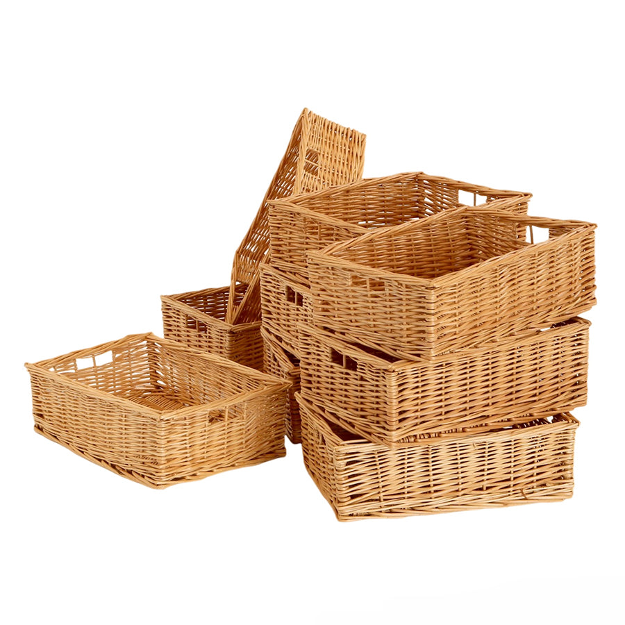 Kebrico Wicker Basket (Shallow Pack Of 9) 132296.2 98992 3