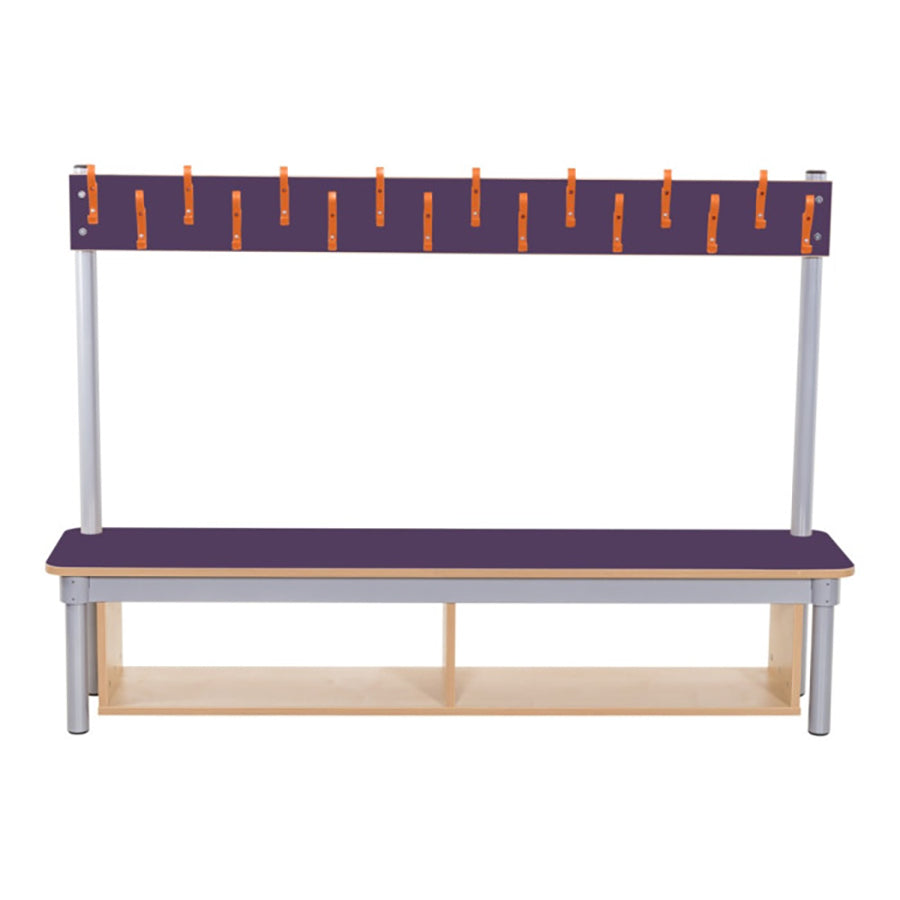 KubbyClass® Single Sided Coat Tidy Cloakroom Bench Edge 19
