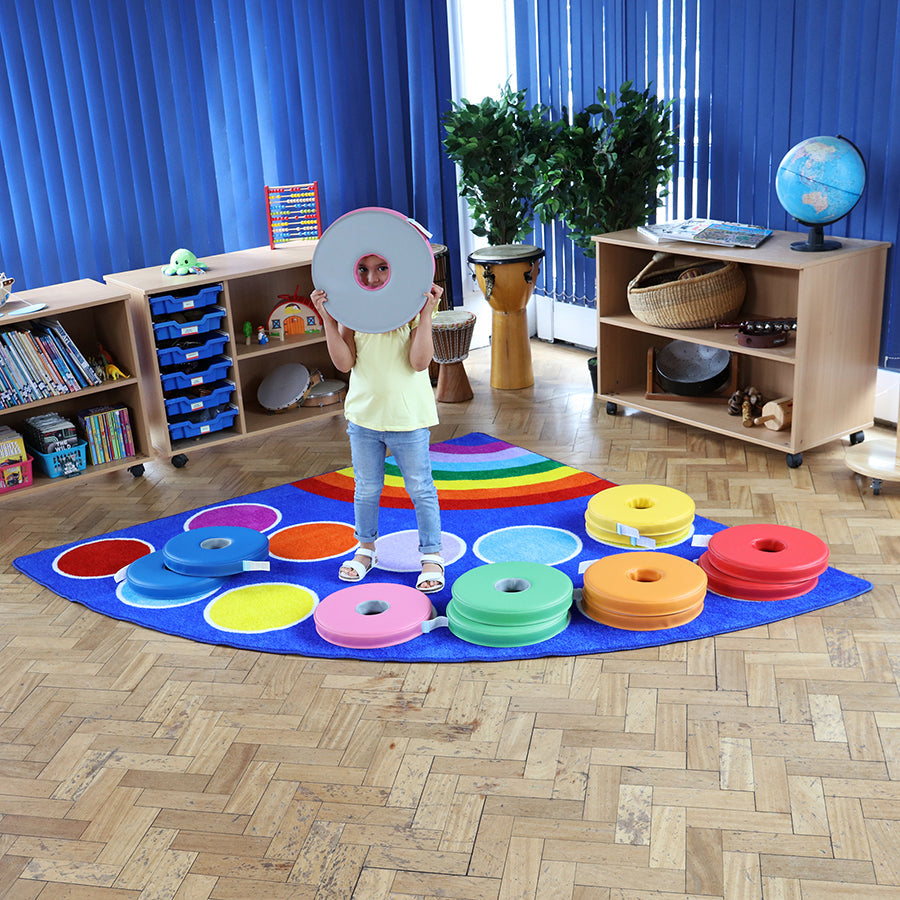 Rainbow Corner Placement Carpet