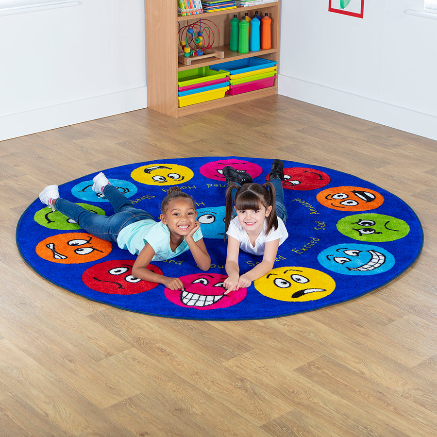 Emotions Interactive Circular Placement Carpet Heavy Duty Pile 2M Dia