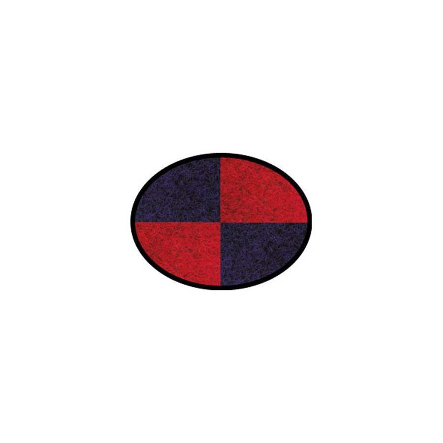 Oval 50/50 Heavy Duty Colour Mat 2M X 1.5M