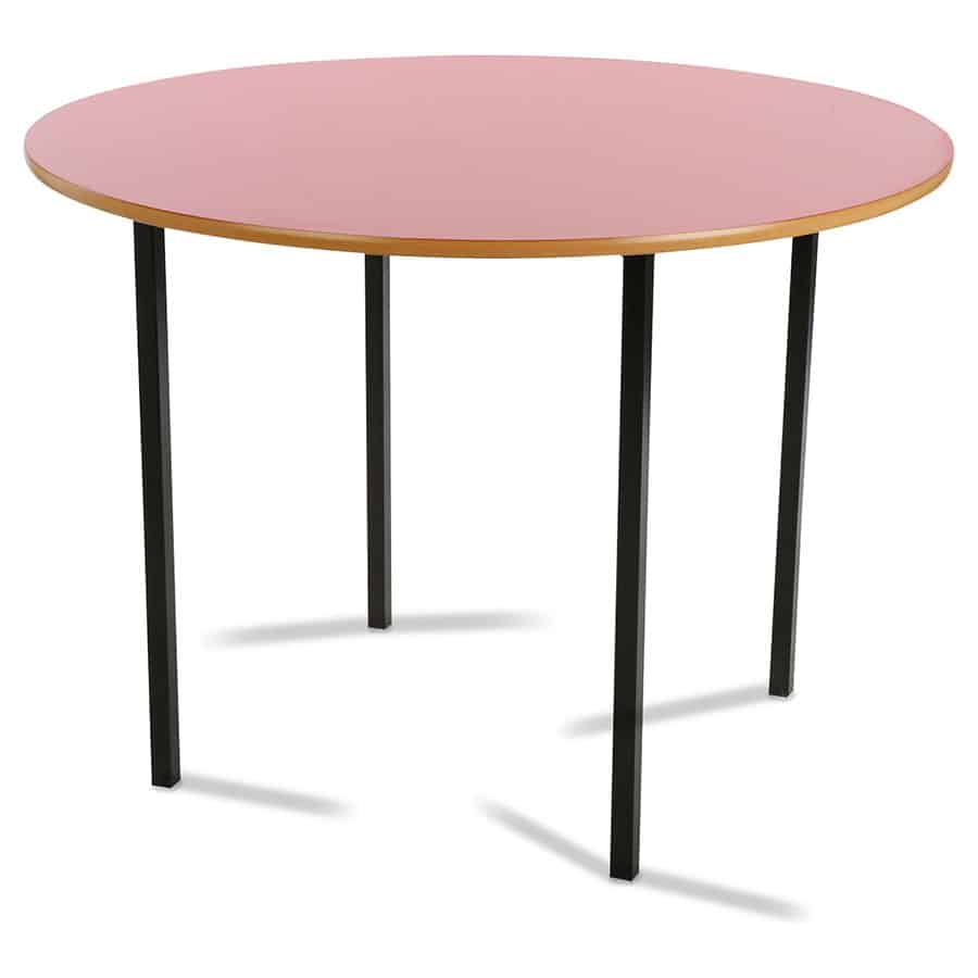 Morleys Fully Welded Classroom Table 1100 Circular MDF Edge 4
