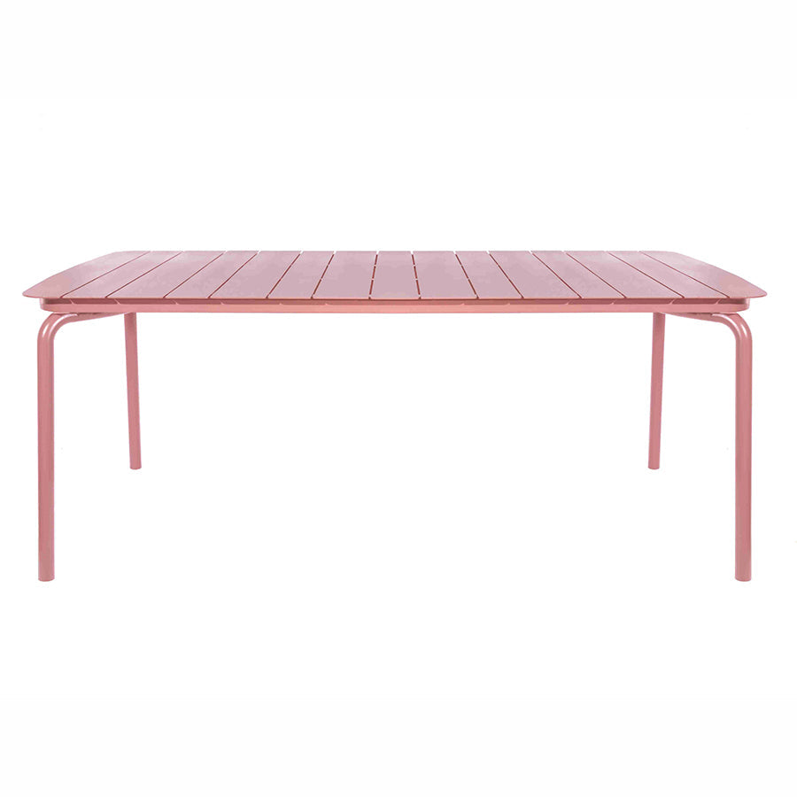 Breeze Aluminium Slatted Rectangular Table