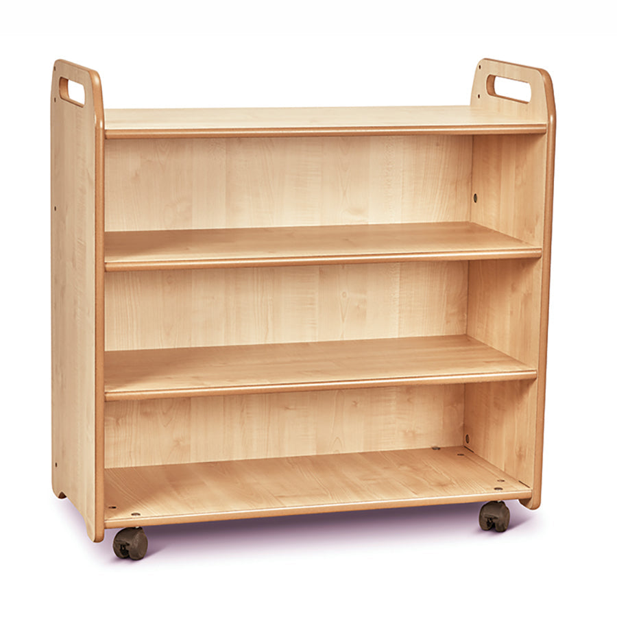Mobile Shelf with Mirror Back