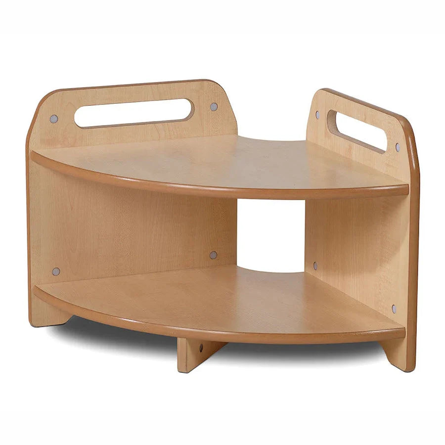 Low Level 90° Corner Unit with 1 or 2 Clear Tubs or Baskets