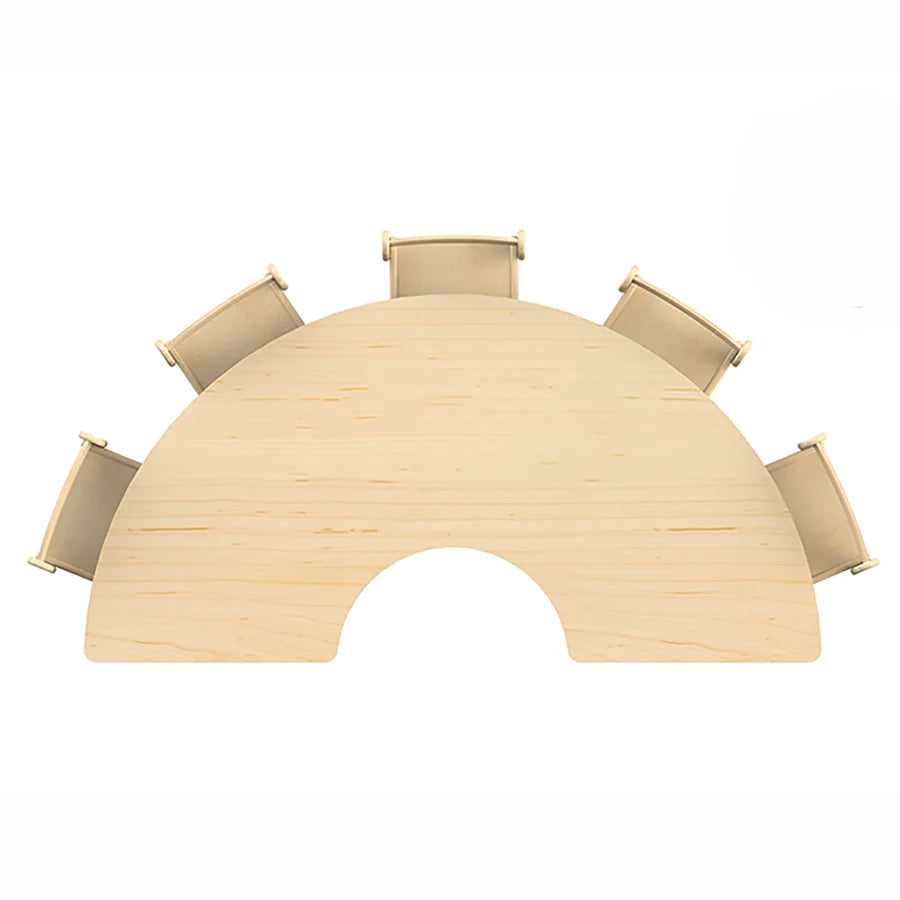 Semi Circle Table (W1630 x D560mm) Height Adjustable