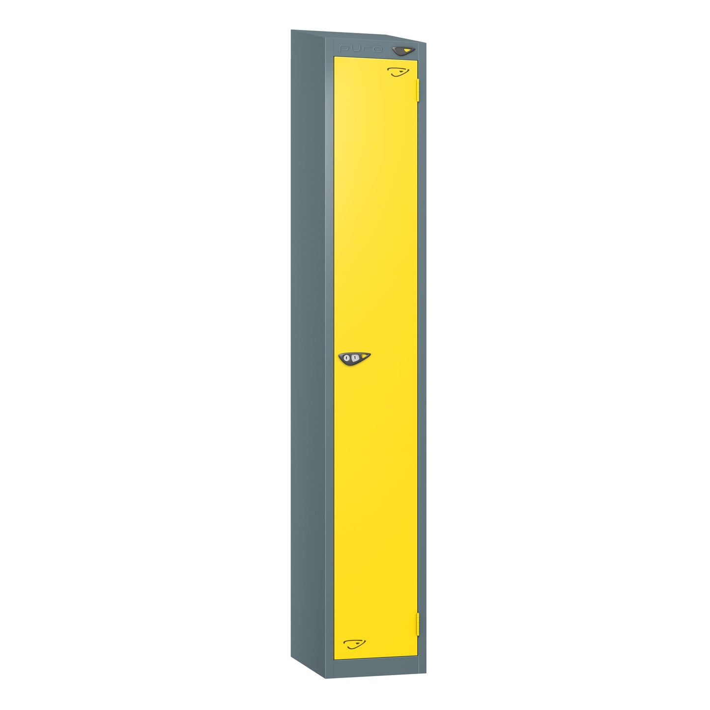 Pure Prime 1 Door Sloping Top Locker H1800xW380xD450mm