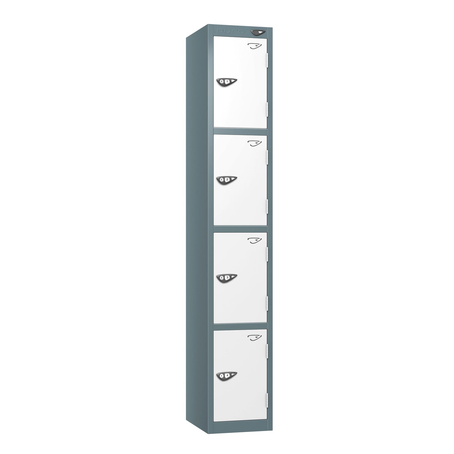 Pure Prime 4 Door Locker H1800xW380xD450mm