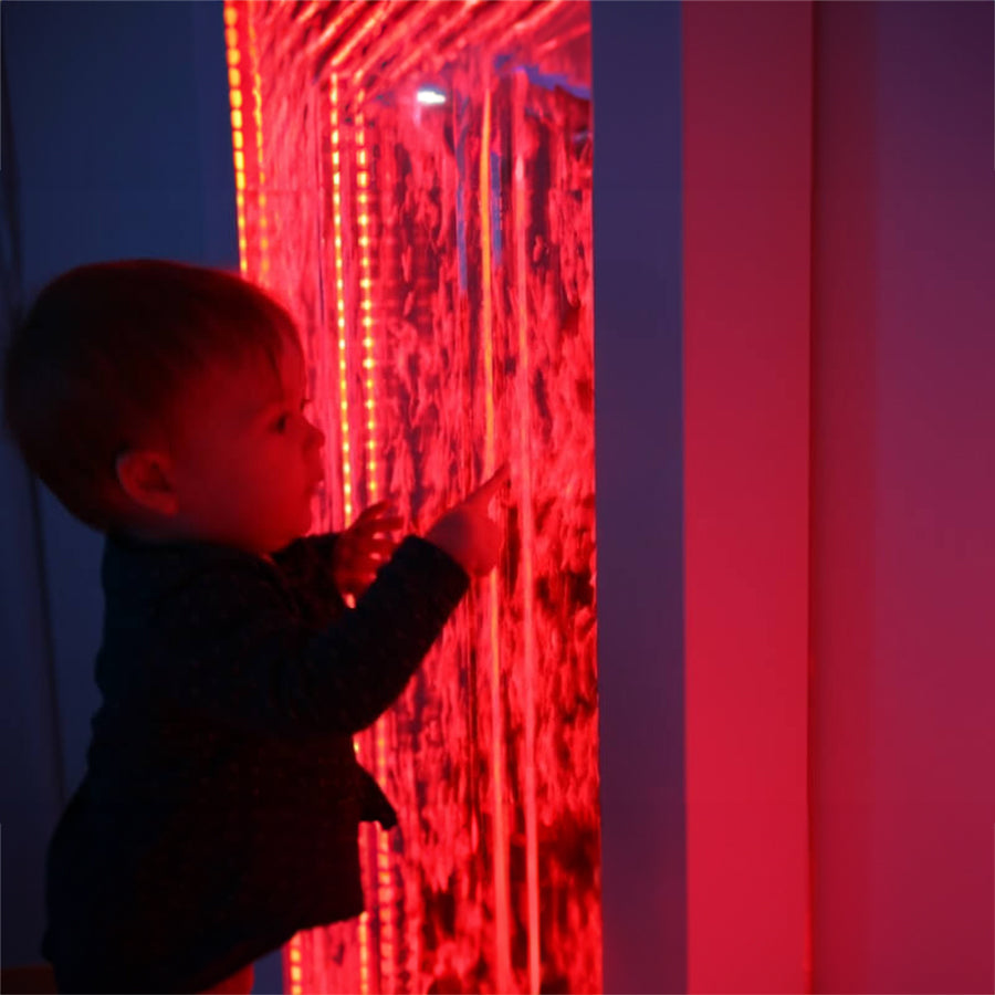 Interactive Sensory Bubble Wall with Dice or Remote Controller