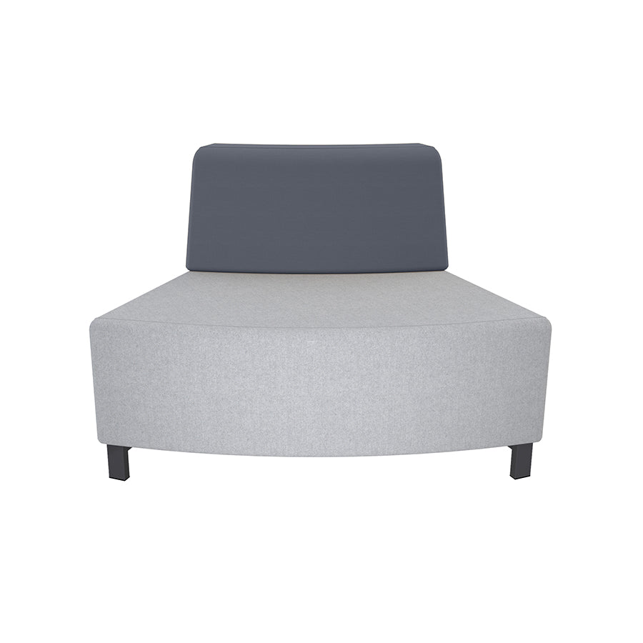 Piano 45° External Radius Curved Corner Bench Modular Sofa
