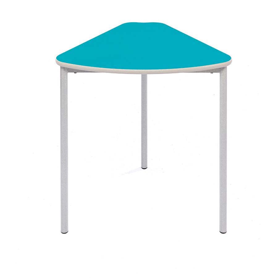Segga Table Beech Charcoal Edge & Light Grey Duraform Frame Size 1