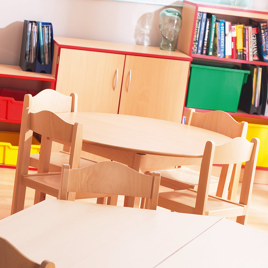 Bergen Circular Wooden Classroom Table