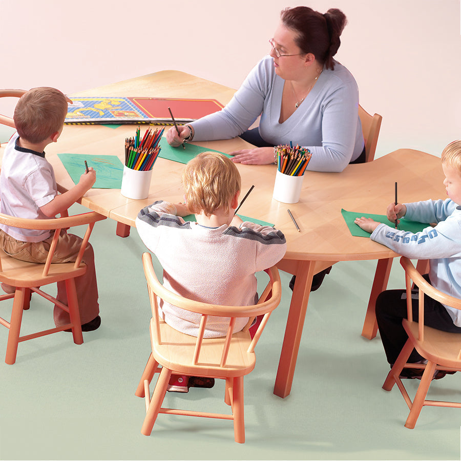 Beech Shaped Tables Horseshoe