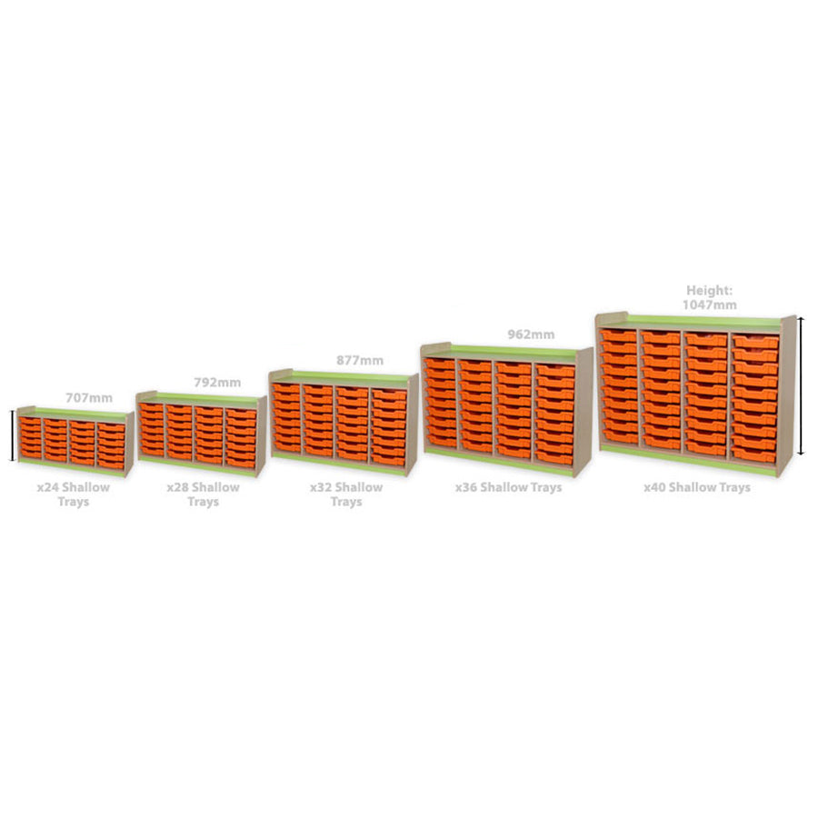 KubbyClass® - 36 Shallow Tray Quad Unit
