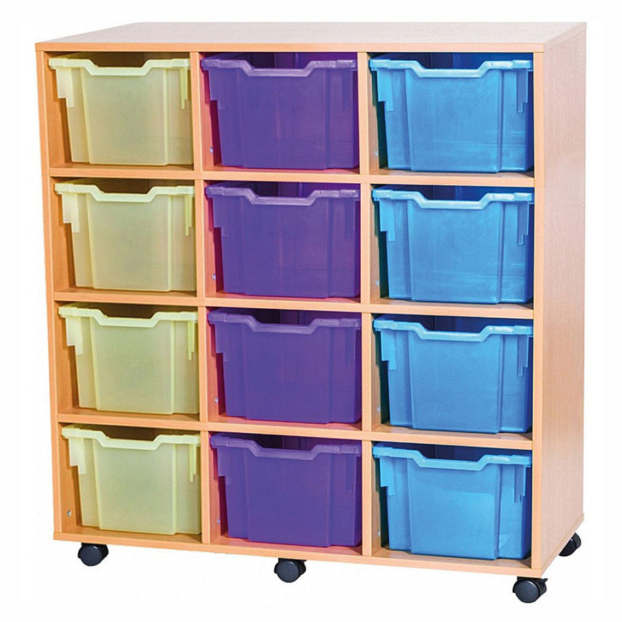 Smart Storage 12 Extra Deep Tray Triple Unit