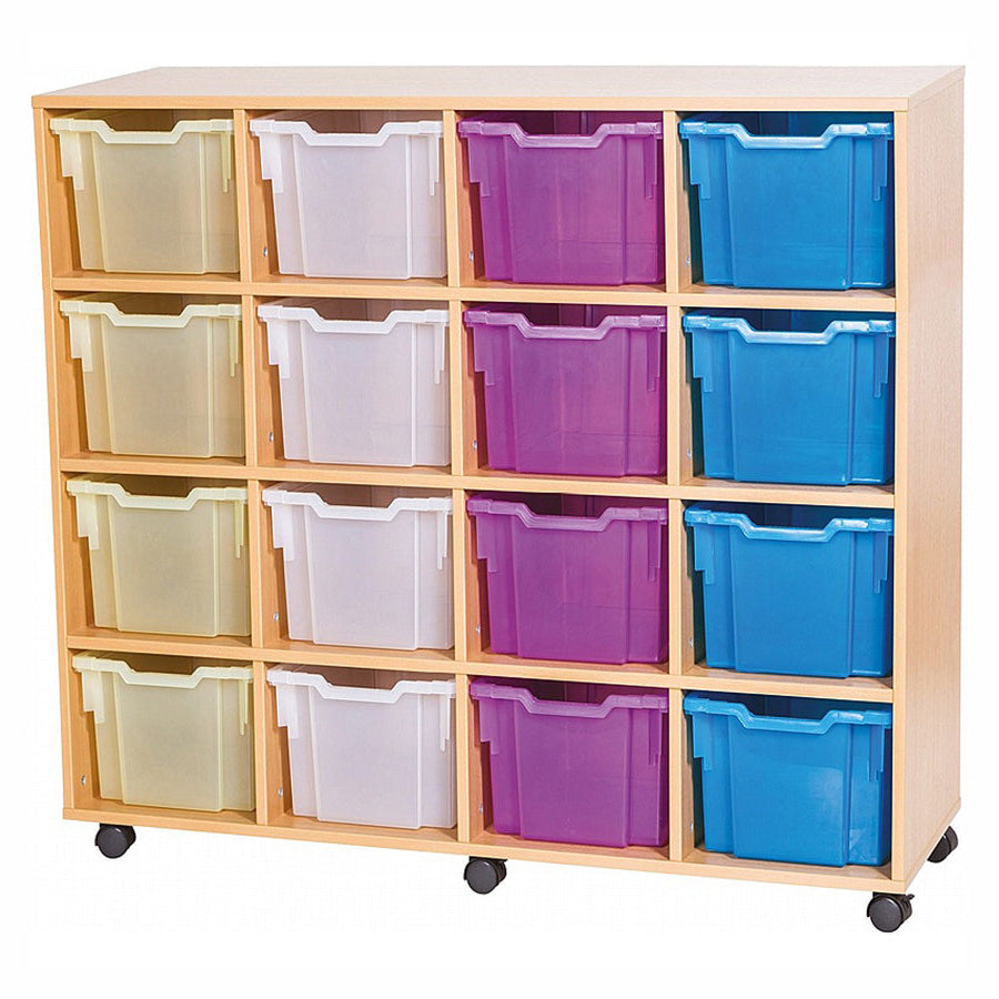 Smart Storage 16 Extra Deep Tray Quad Unit