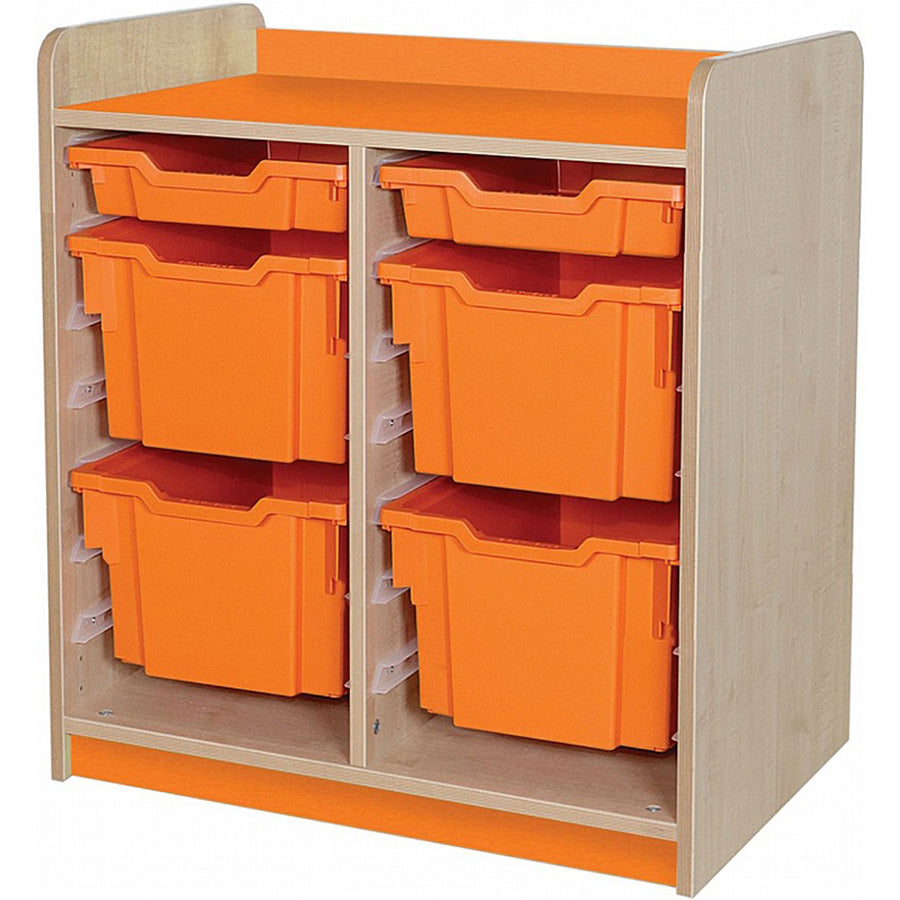 KubbyClass® - 2 Shallow & 4 Extra Deep Tray Double Unit