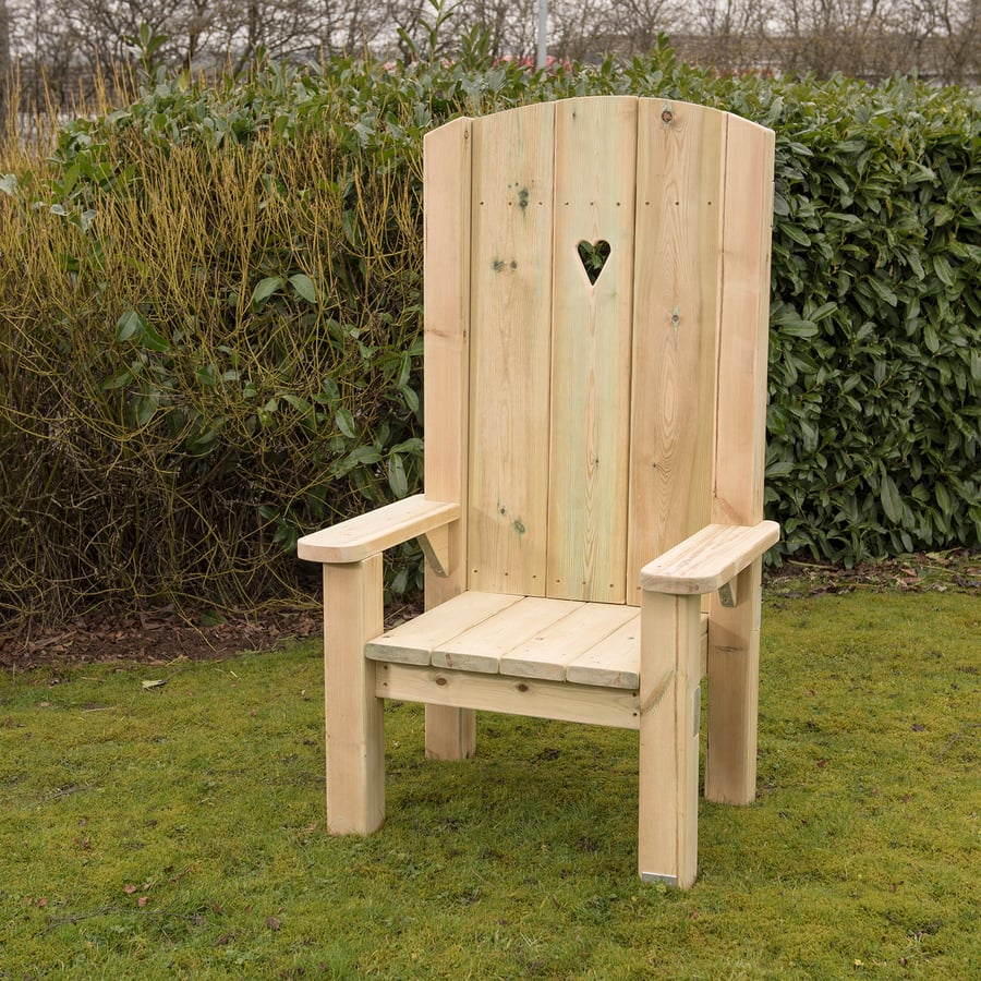 Adult and Child's Outdoor Reading Chair