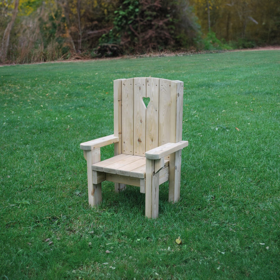 Adult and Child's Outdoor Reading Chair