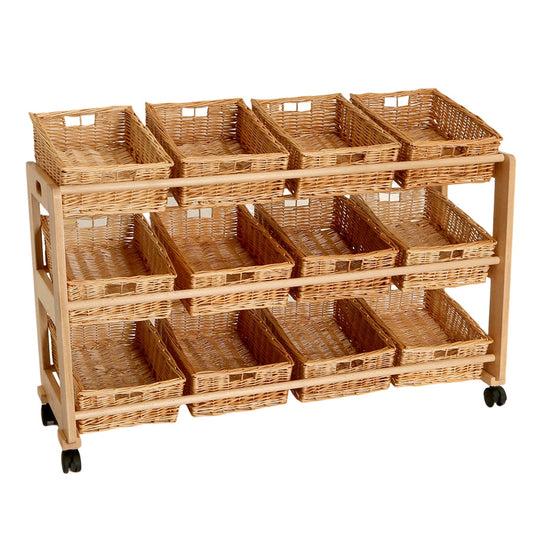 12 Wicker Single Classroom Tidy