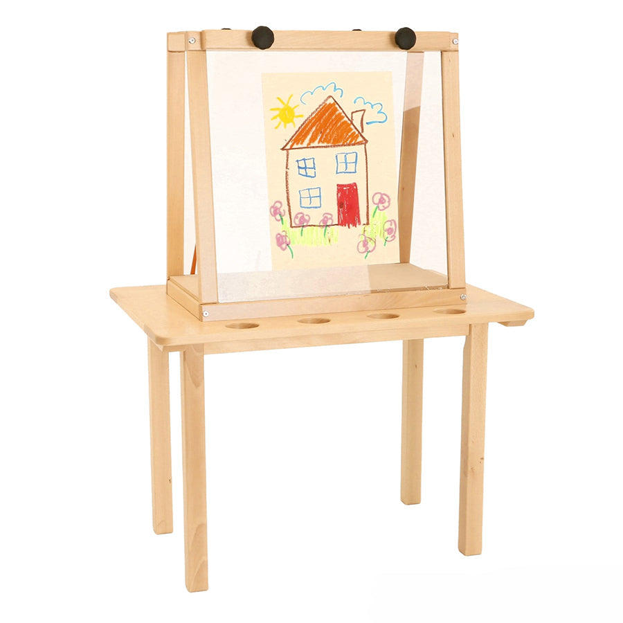 Two Sided Table Easel With Perspex