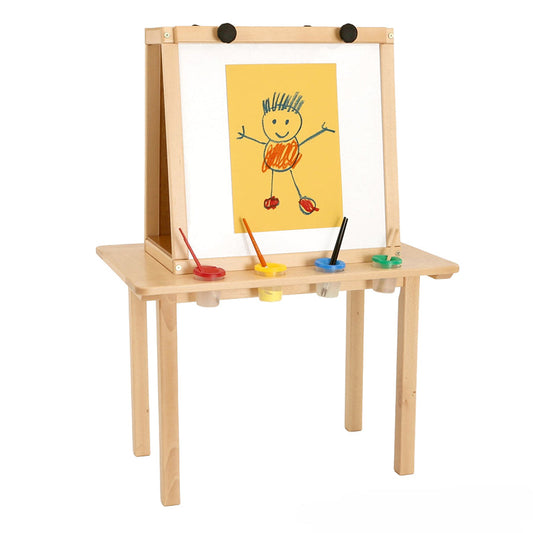 Two Sided Table Easel With Drywipe