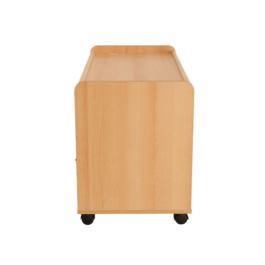 6 Deep Horiz Storage Unit With Willow Baskets