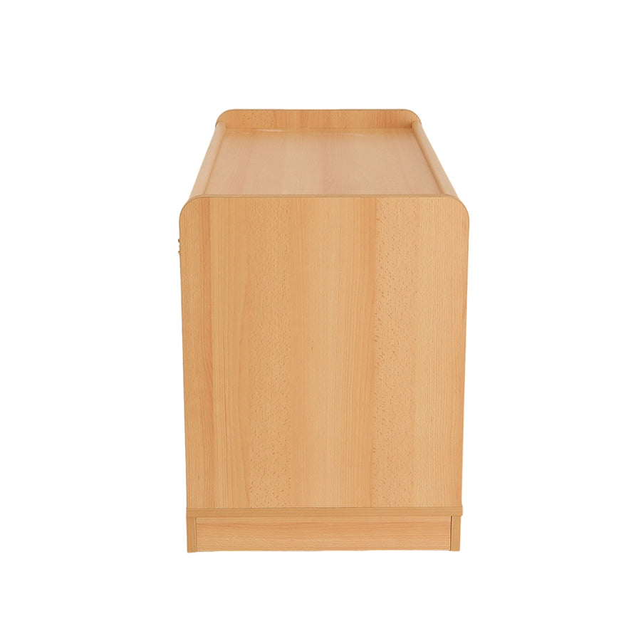 6 Deep Horiz Storage Unit With Willow Baskets