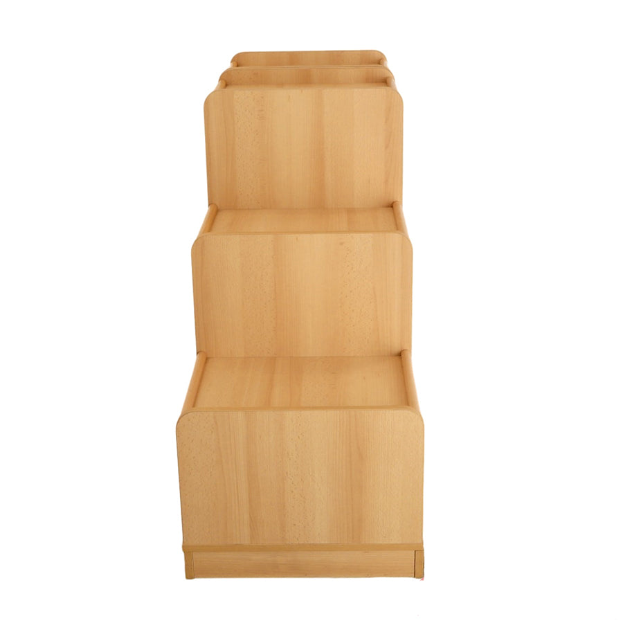 Tiered Wicker Basket Units X2