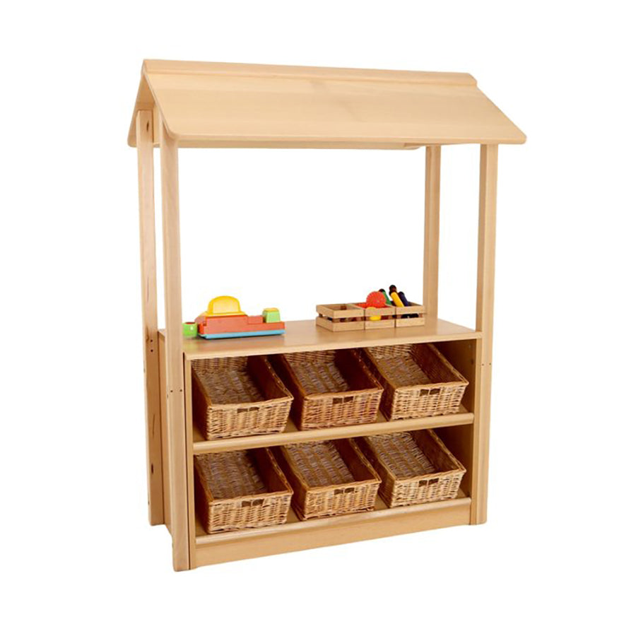 RS Angled Tidy Store With Baskets & Shop Canopy