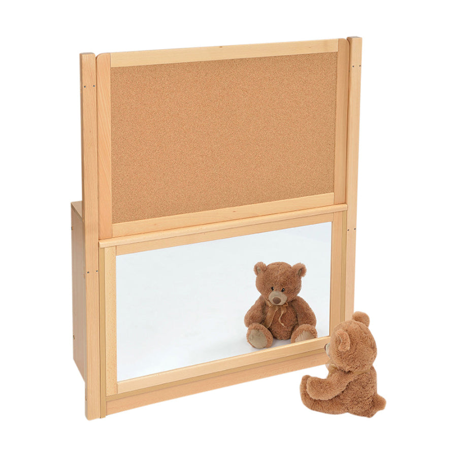 RS Open Bookcase With Insert Panel & Cork Divider